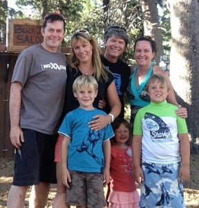 Wright and Slobe Family in Tahoe-Donner.