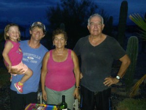Brian and Maya with Betty and Antonio Resendiz
