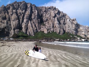 Brian and Maya at Morro Bay