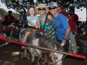 Maya's first pony ride!